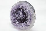 Purple Amethyst Geode With Polished Face - Uruguay #199746-2
